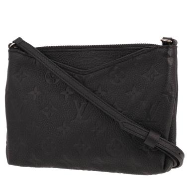 Bolso bandolera Louis Vuitton  Pallas BB en cuero monogram huella negro