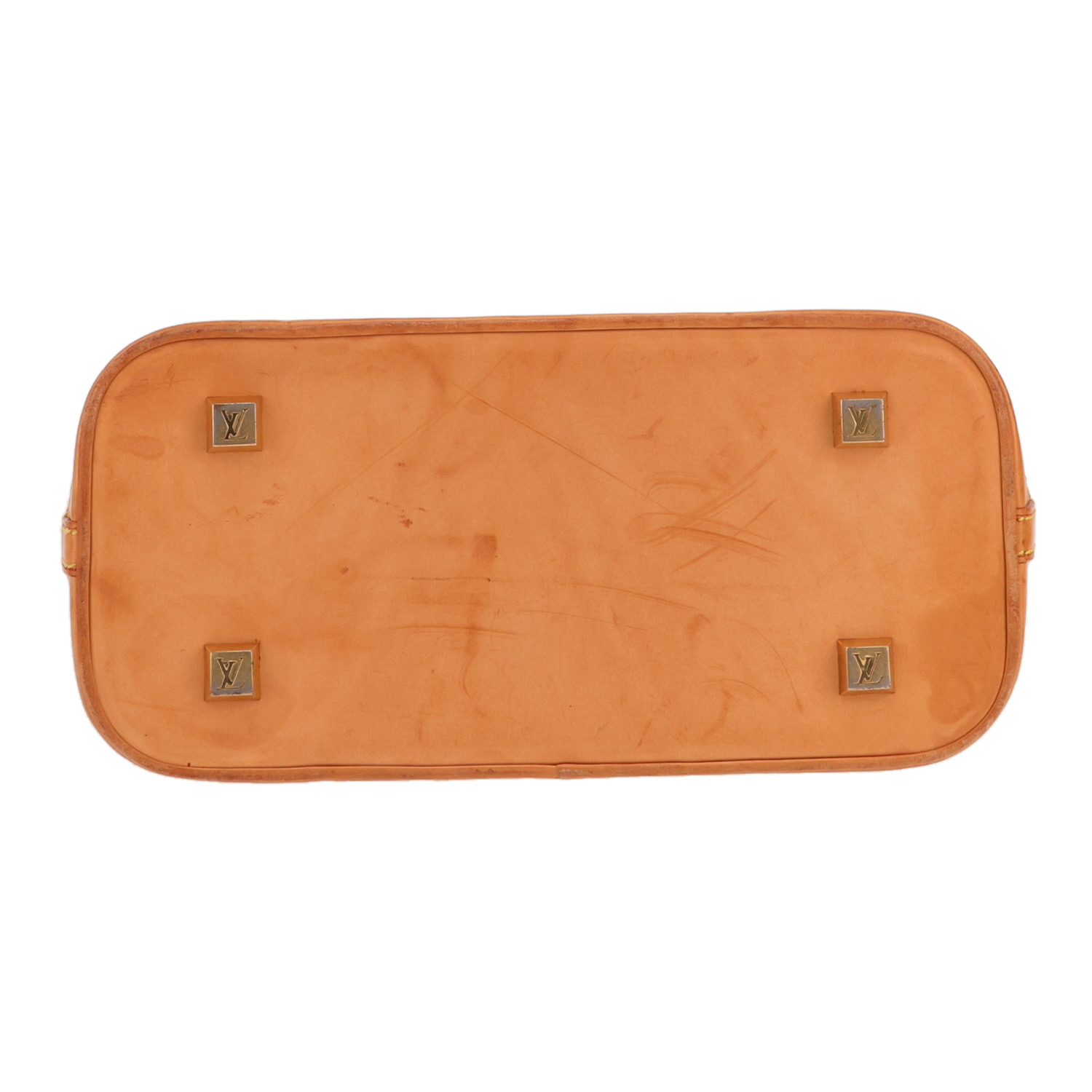 Louis Vuitton  Ambre handbag  in brown monogram vinyl  and natural leather - Detail D1