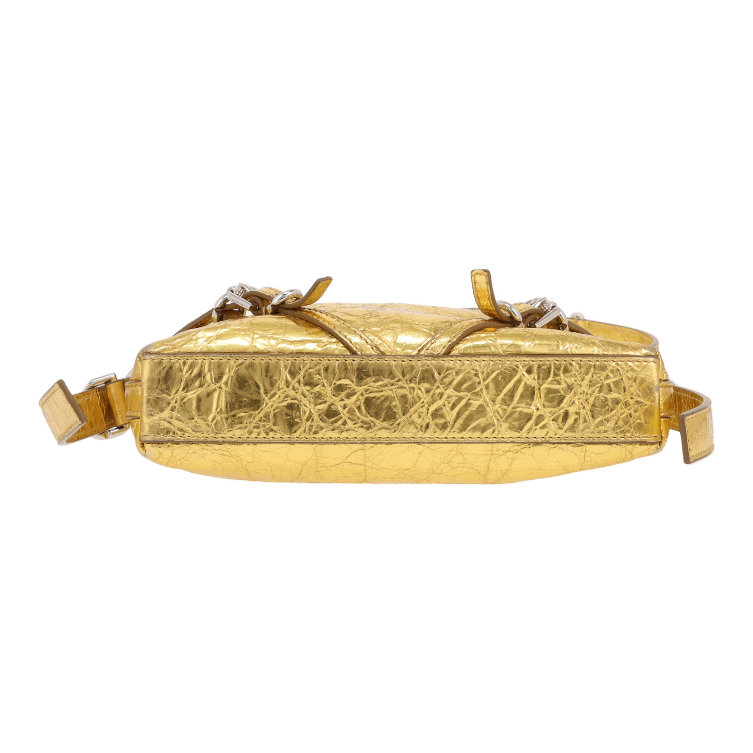 Givenchy  Voyou mini  shoulder bag  in gold leather - Detail D1