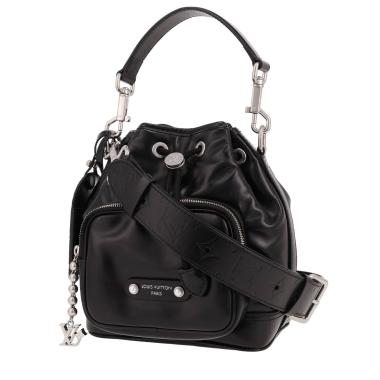 Bolso de mano Louis Vuitton  Noé Cargo en cuero negro