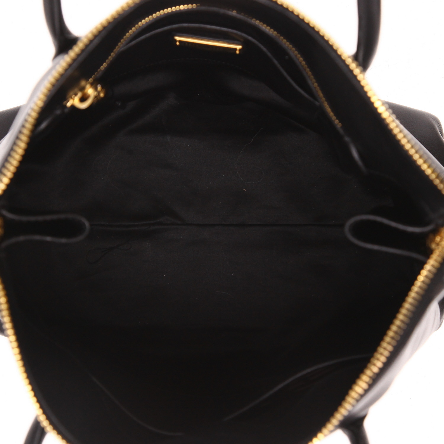 Bolso de mano Miu Miu   en cuero negro - Detail D3