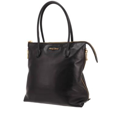 Miu Miu   handbag  in black leather