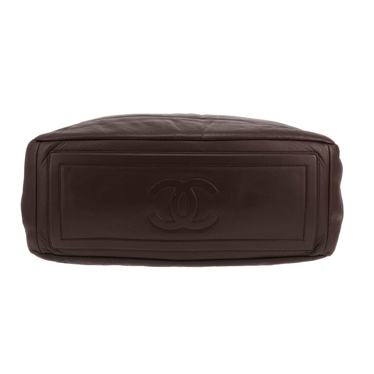 Borsa ventiquattrore Chanel  Coco Cocoon in pelle marrone - Detail D1