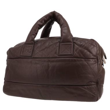 Sac 24 heures Chanel  Coco Cocoon en cuir marron