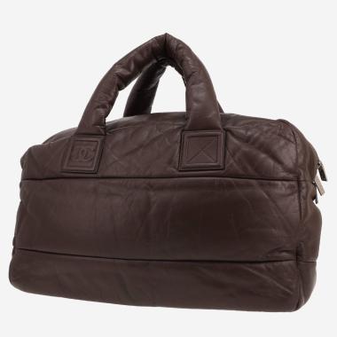 Bolso 24 horas Chanel  Coco Cocoon en cuero marrón