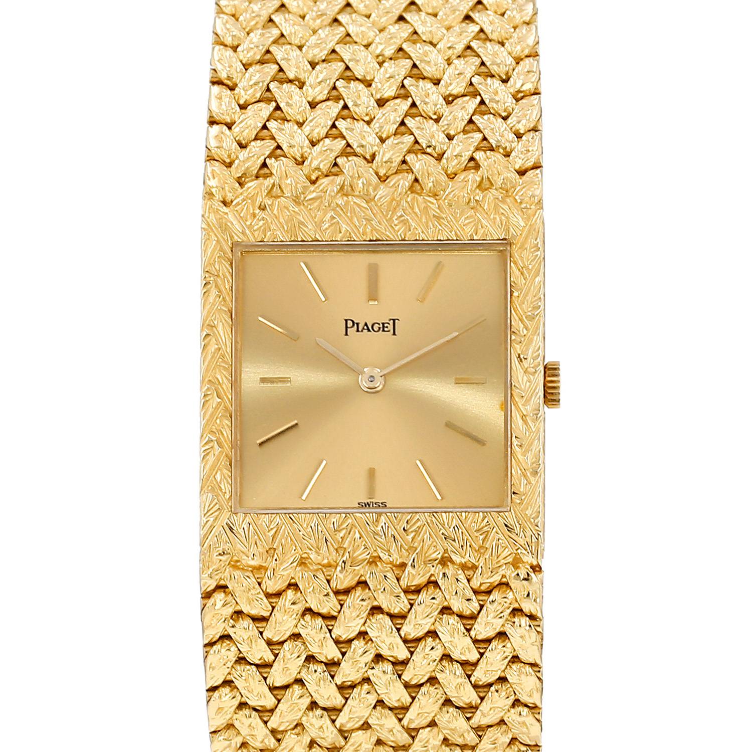 Montre Piaget Vintage en or jaune Vers 1960 Montre Piaget Vintage en or jaune Vers 1960