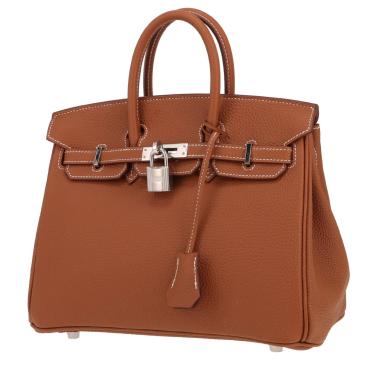 Borsa Hermès  Birkin 25 cm in pelle togo gold