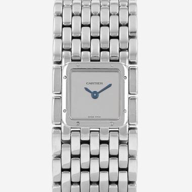 Montre Cartier Panthère ruban en acier Ref: Cartier - 2420  Vers 2000