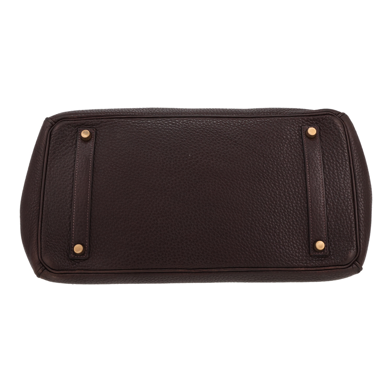 Hermès  Birkin 35 cm handbag  in brown togo leather - Detail D1