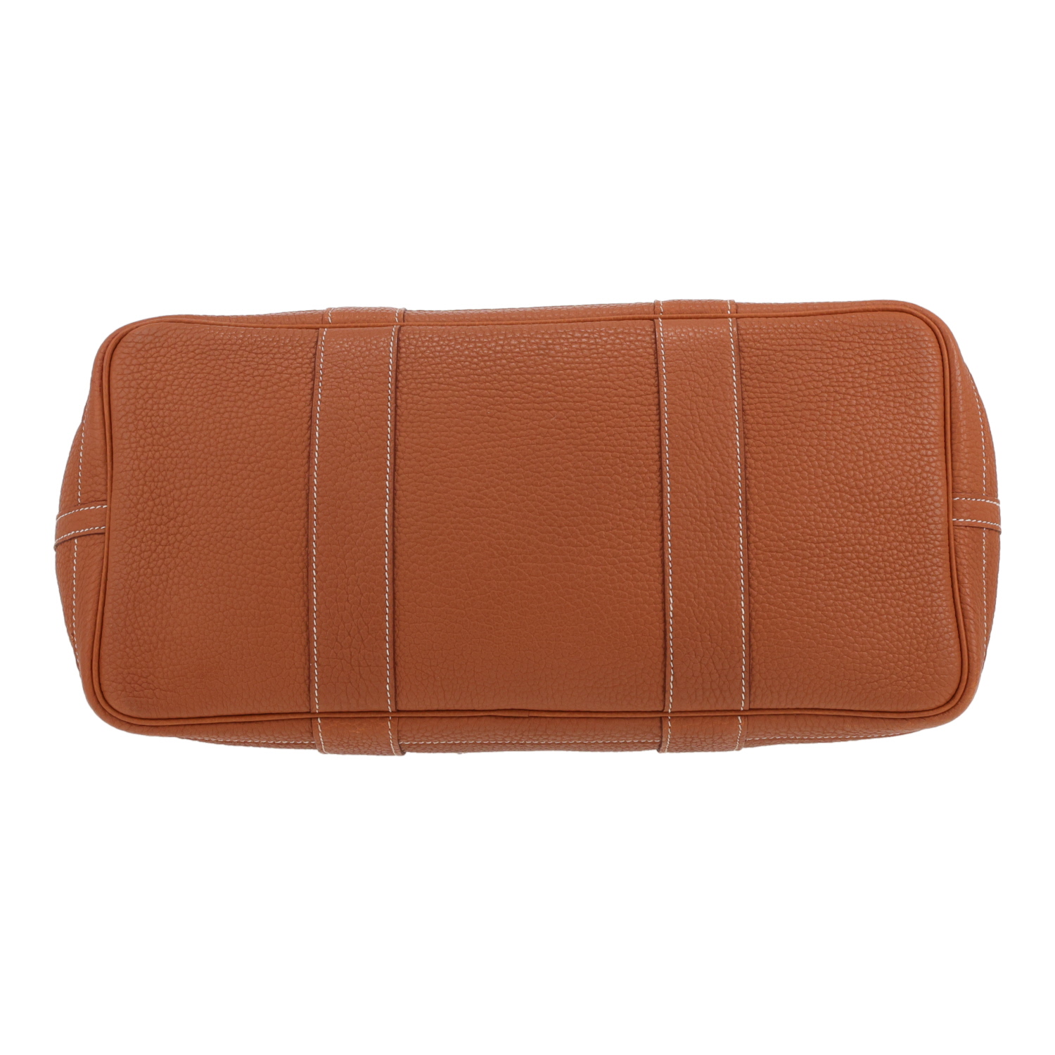 Hermès  Garden Party 36 cm shopping bag  in gold togo leather - Detail D1