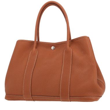 Bolso Cabás Hermès  Garden Party 36 cm en cuero togo color oro