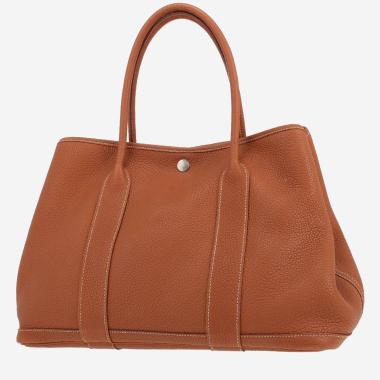 Hermès  Garden Party 36 cm shopping bag  in gold togo leather