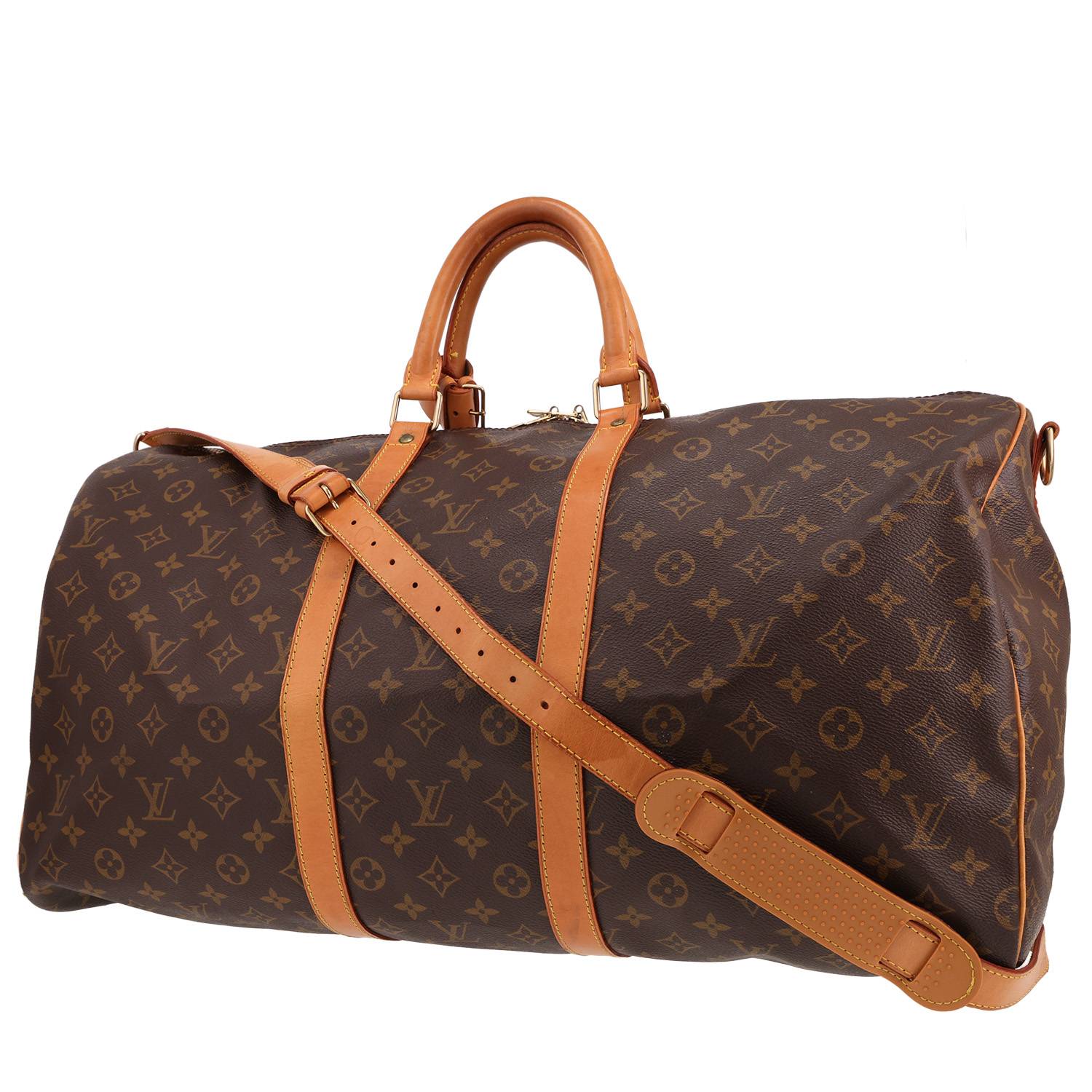 Louis Vuitton Keepall 55 Monogram Cuir 1995 Occasion