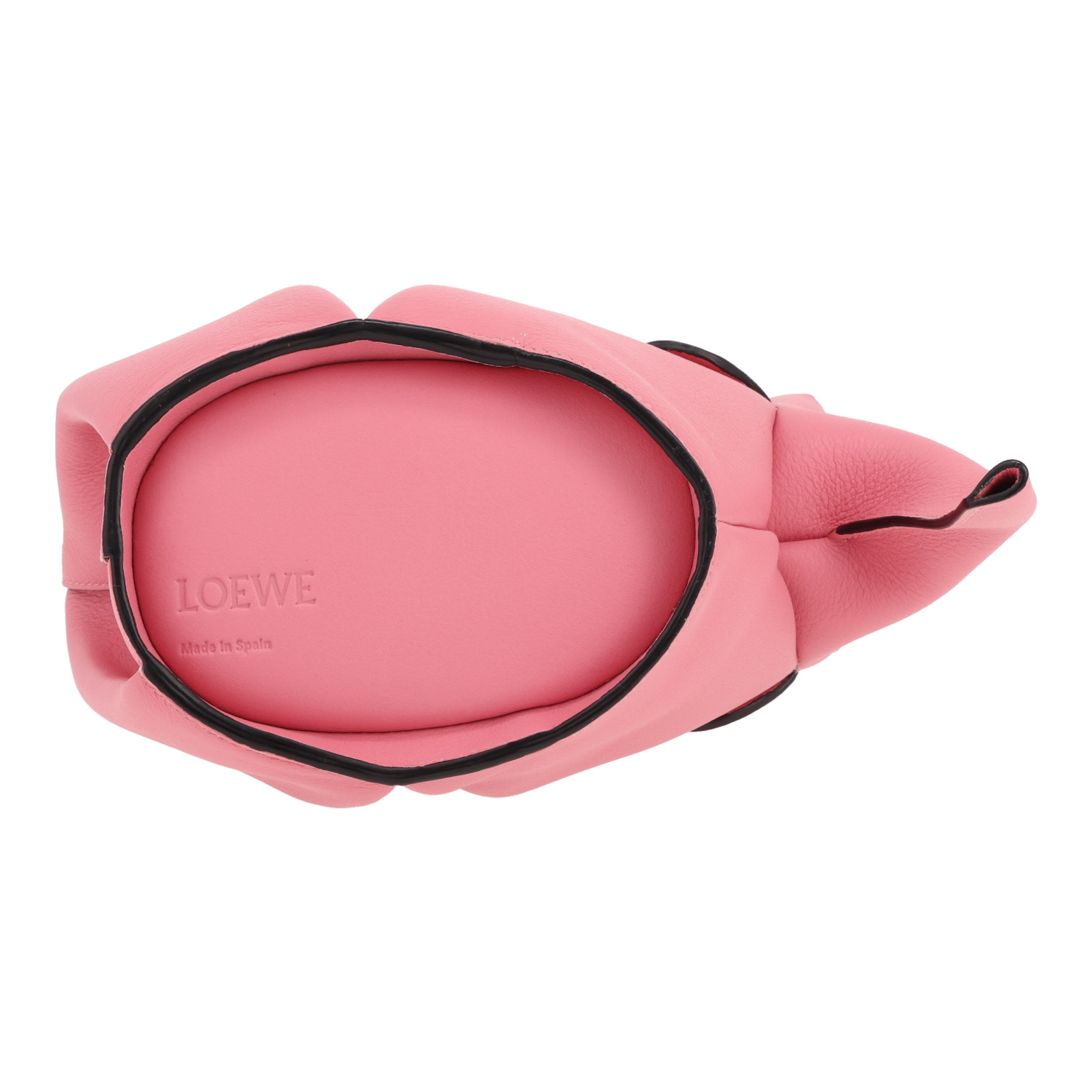 Sac bandoulière Loewe  Elephant Pocket en cuir rose - Detail D1