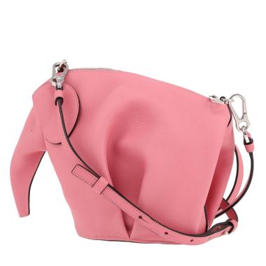 Borsa a tracolla Loewe Elephant Pocket in pelle rosa
