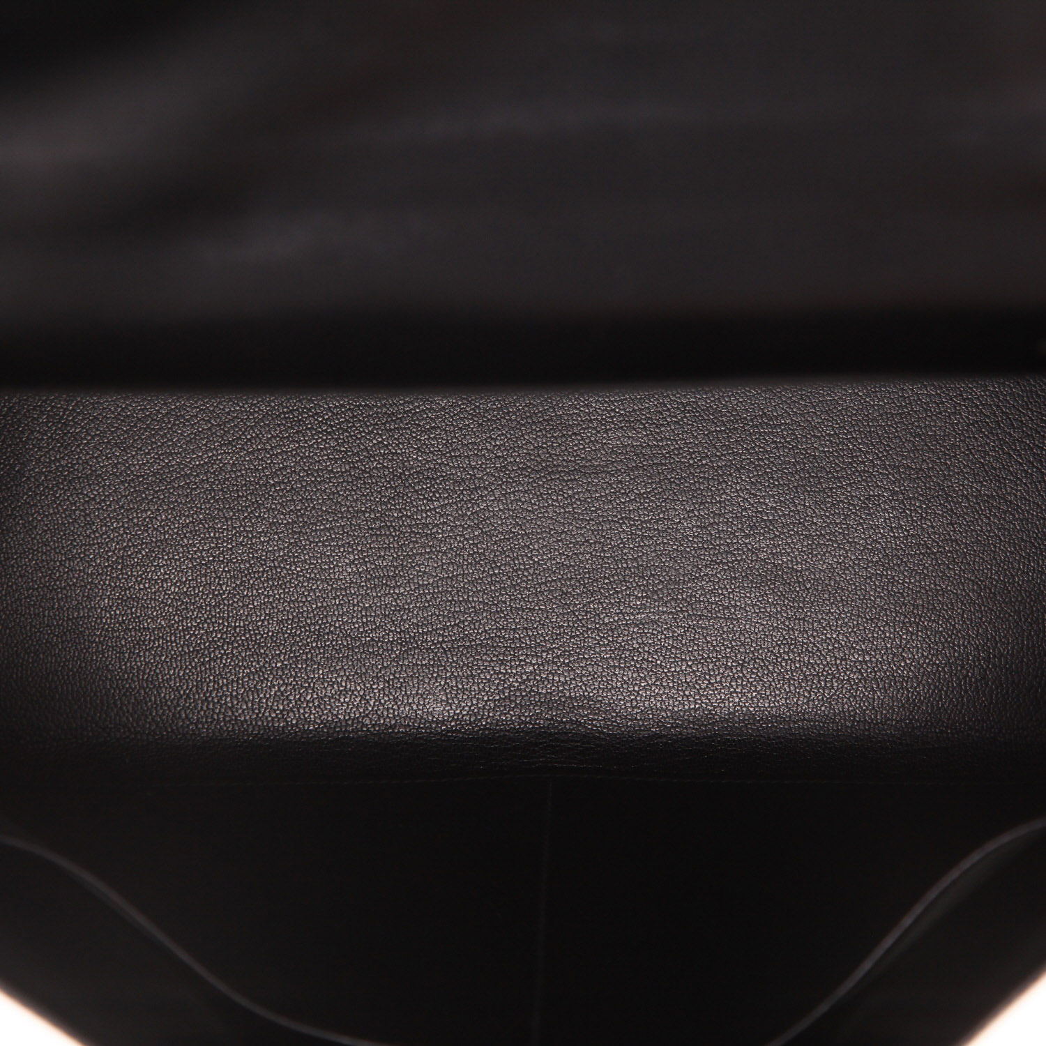 Bolso de mano Hermès  Kelly 32 cm en cuero box negro - Detail D3