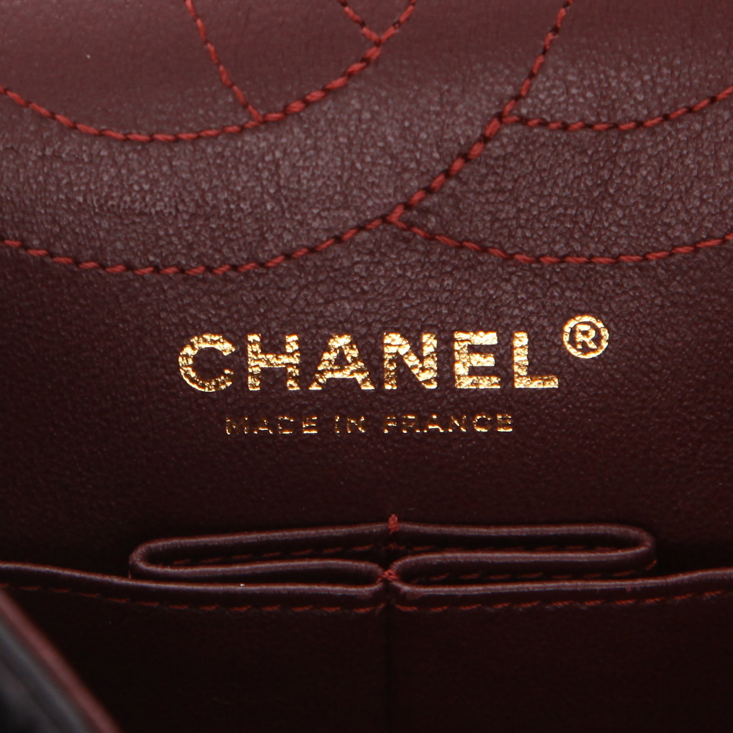 Sac bandoulière Chanel  Chanel 2.55 en cuir matelassé noir - Detail D2