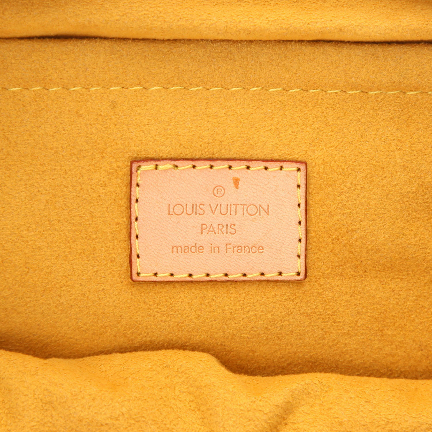 Sac à main Louis Vuitton  Neo Speedy en toile denim monogrammée bleue et cuir naturel - Detail D2