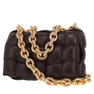 Bottega Veneta  Cassette shoulder bag  in brown intrecciato leather