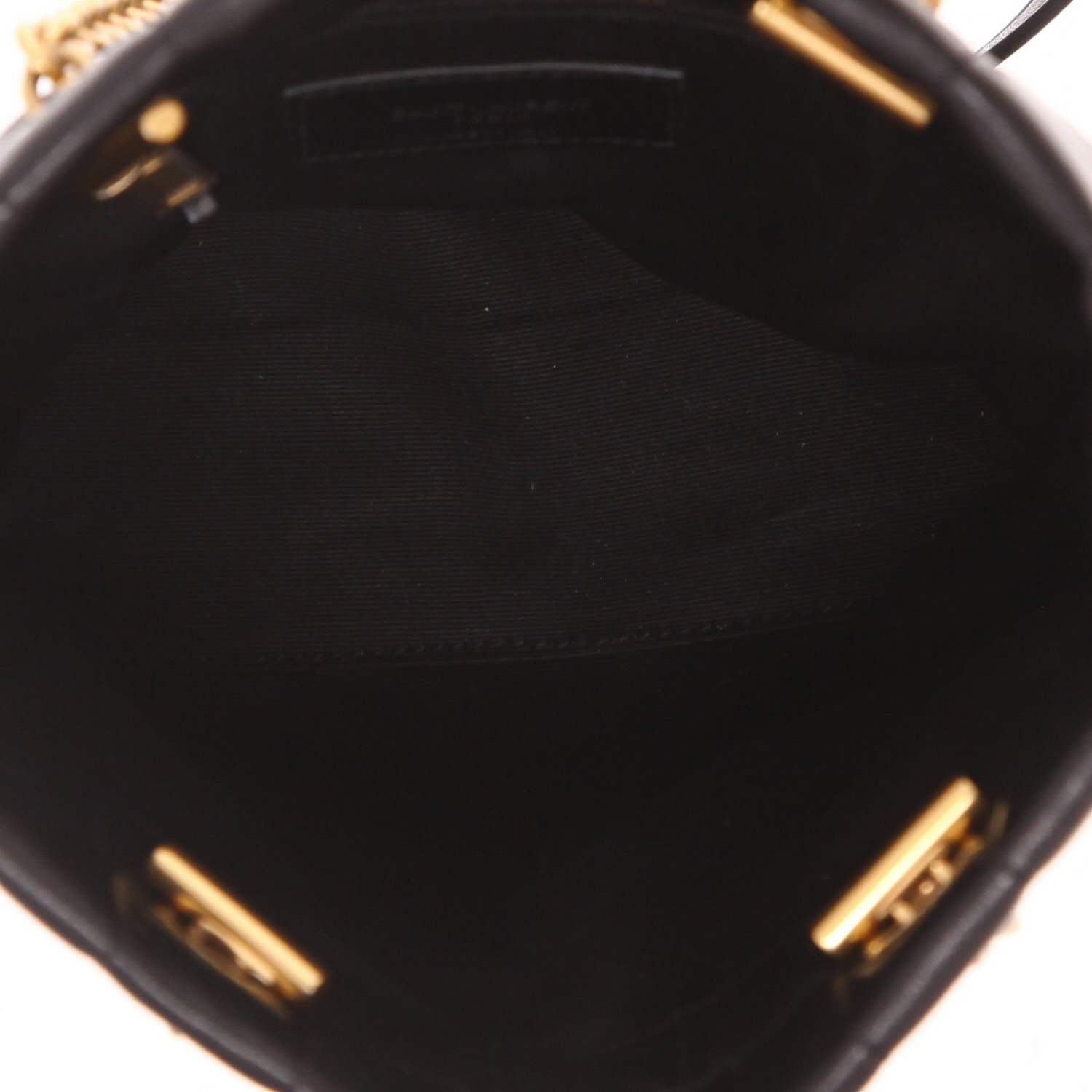 Borsa Saint Laurent  North-South mini  in pelle trapuntata nera - Detail D3