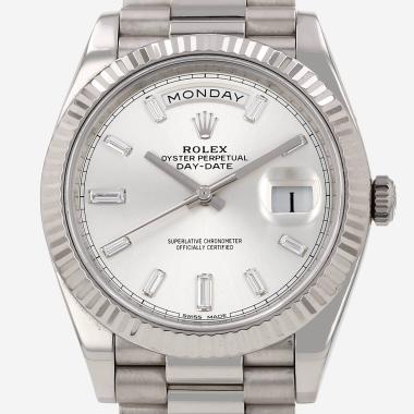 Rolex Day-Date  in white gold Ref: Rolex - 228239  Circa 2017