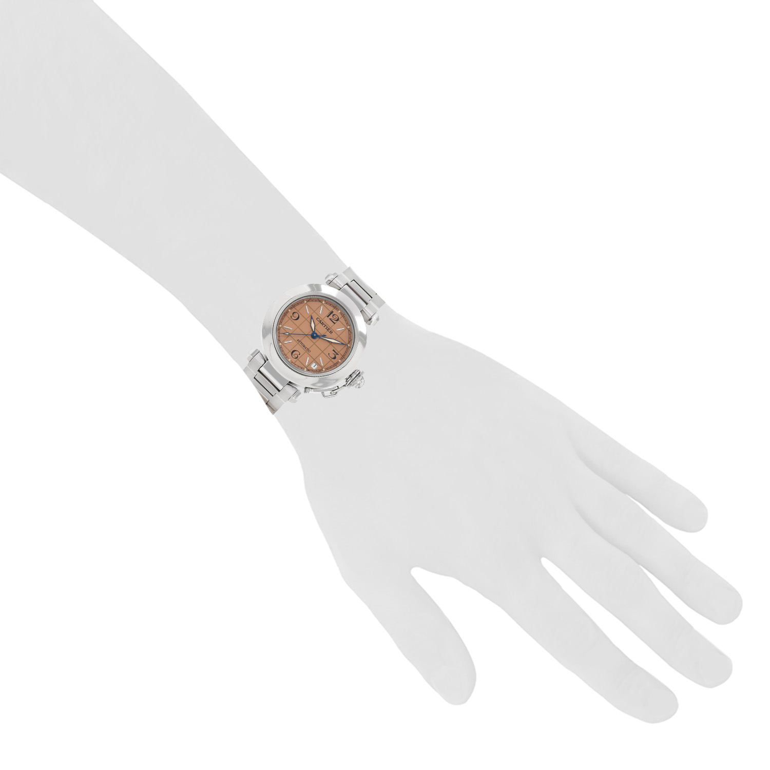 Cartier Pasha  in stainless steel Ref: Cartier - 2324  Circa 2000 - Detail D1