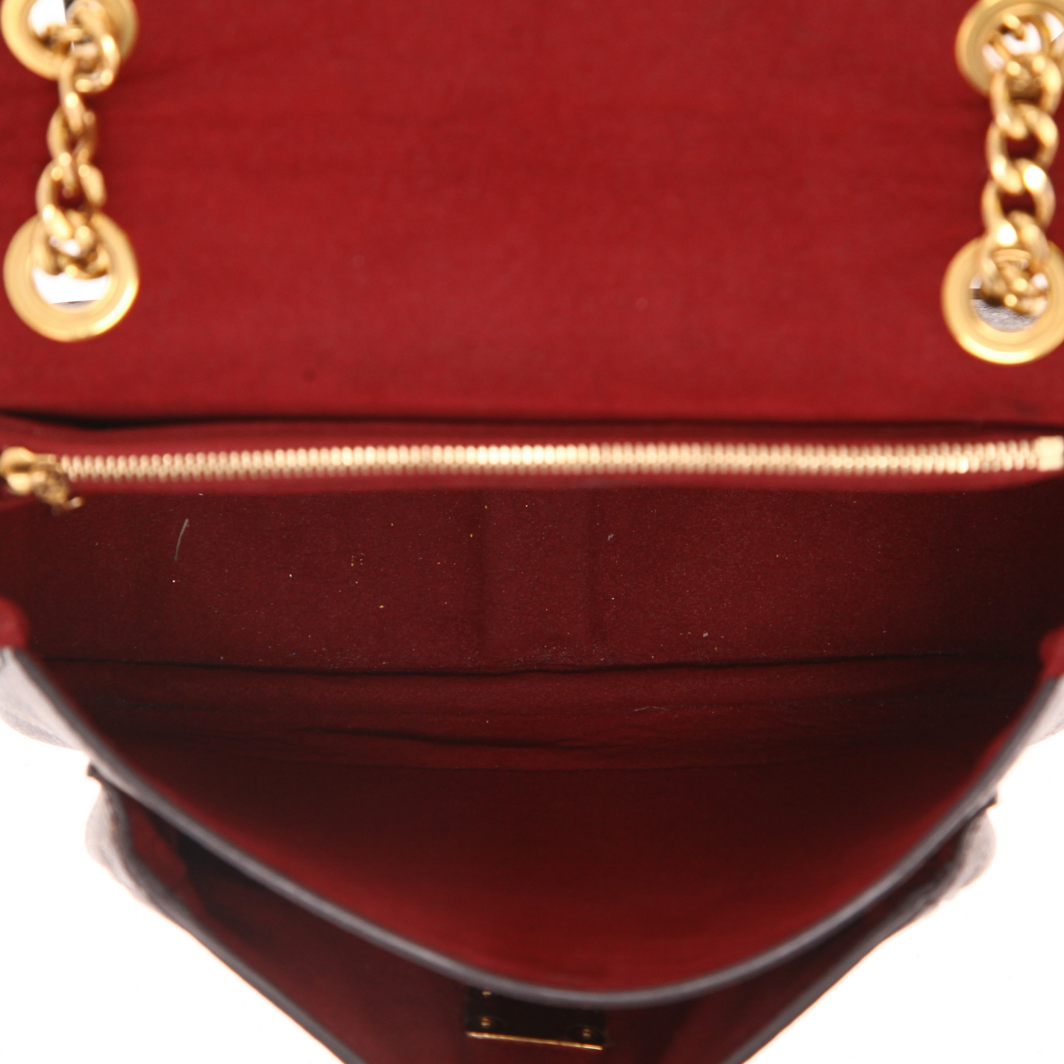 Louis Vuitton  Passy handbag  in brown monogram canvas  and black leather - Detail D3