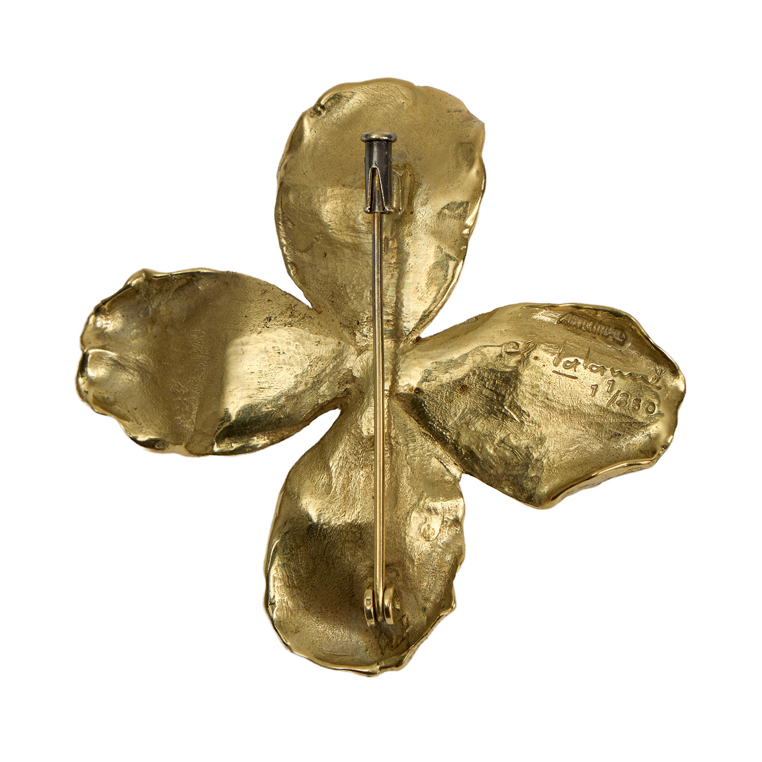 Broche 'Clématite' - le modèle créé vers 1970 - Edition Artcurial - Detail D1