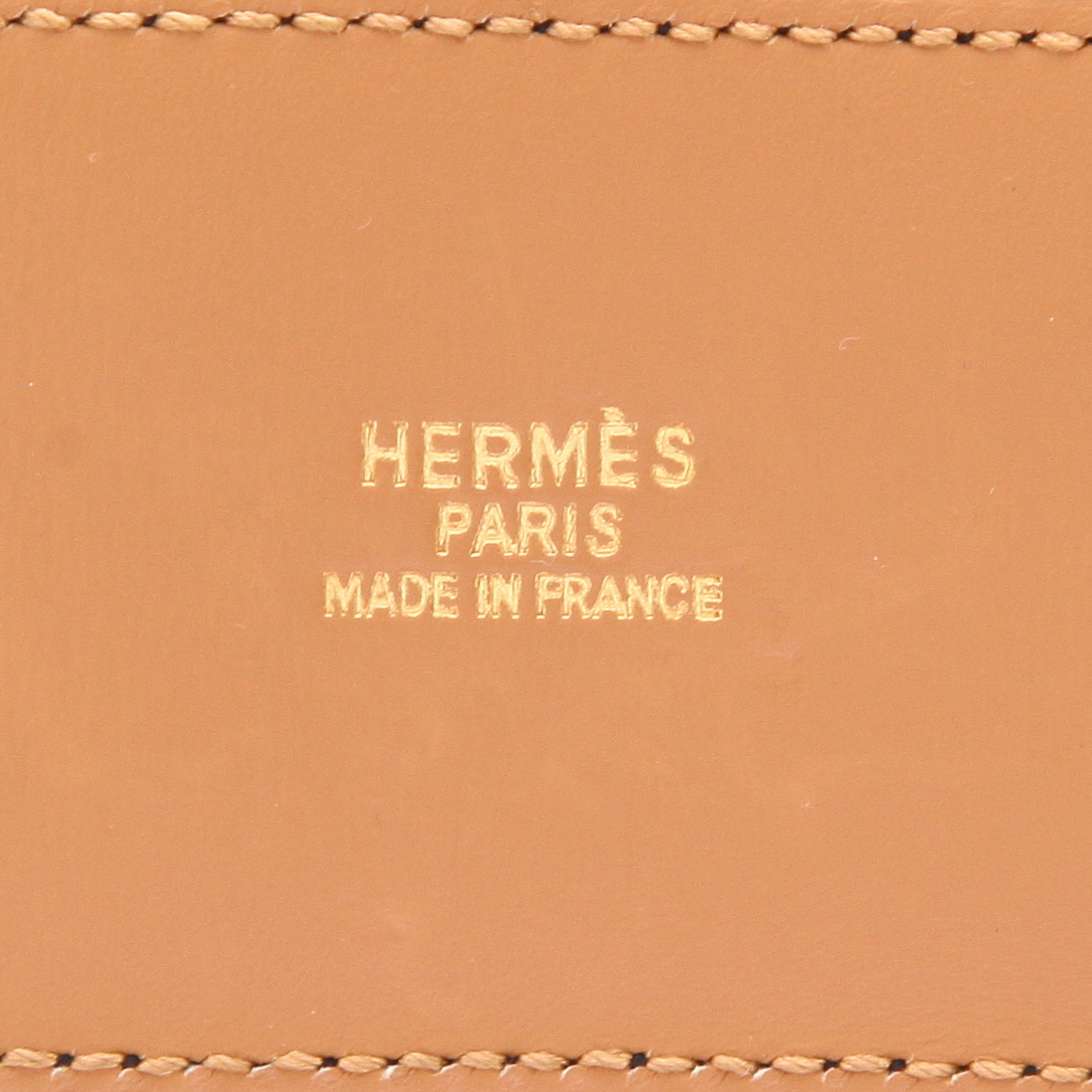 Hermès  Médor belt  in black box leather - Detail D2