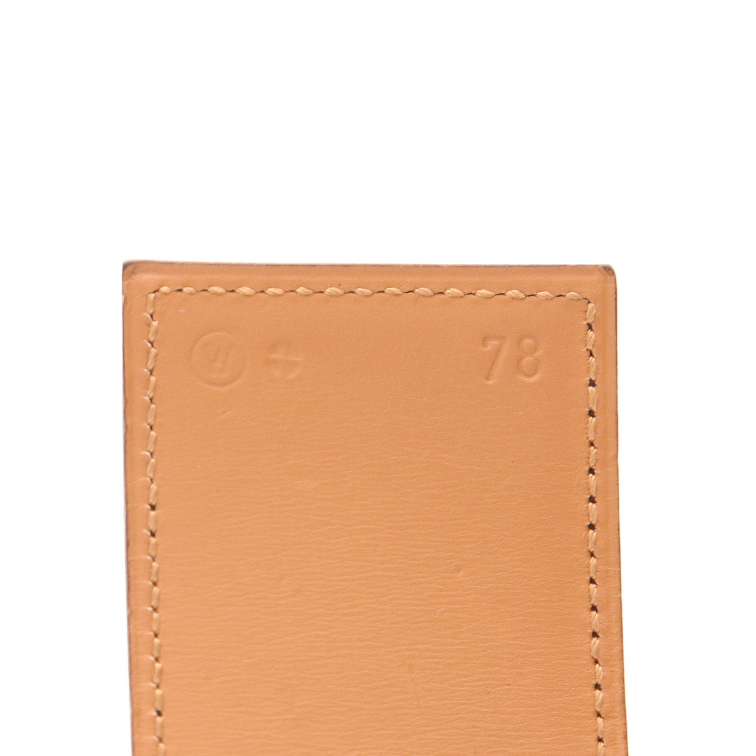 Ceinture Hermès  Médor en cuir box noir - Detail D3