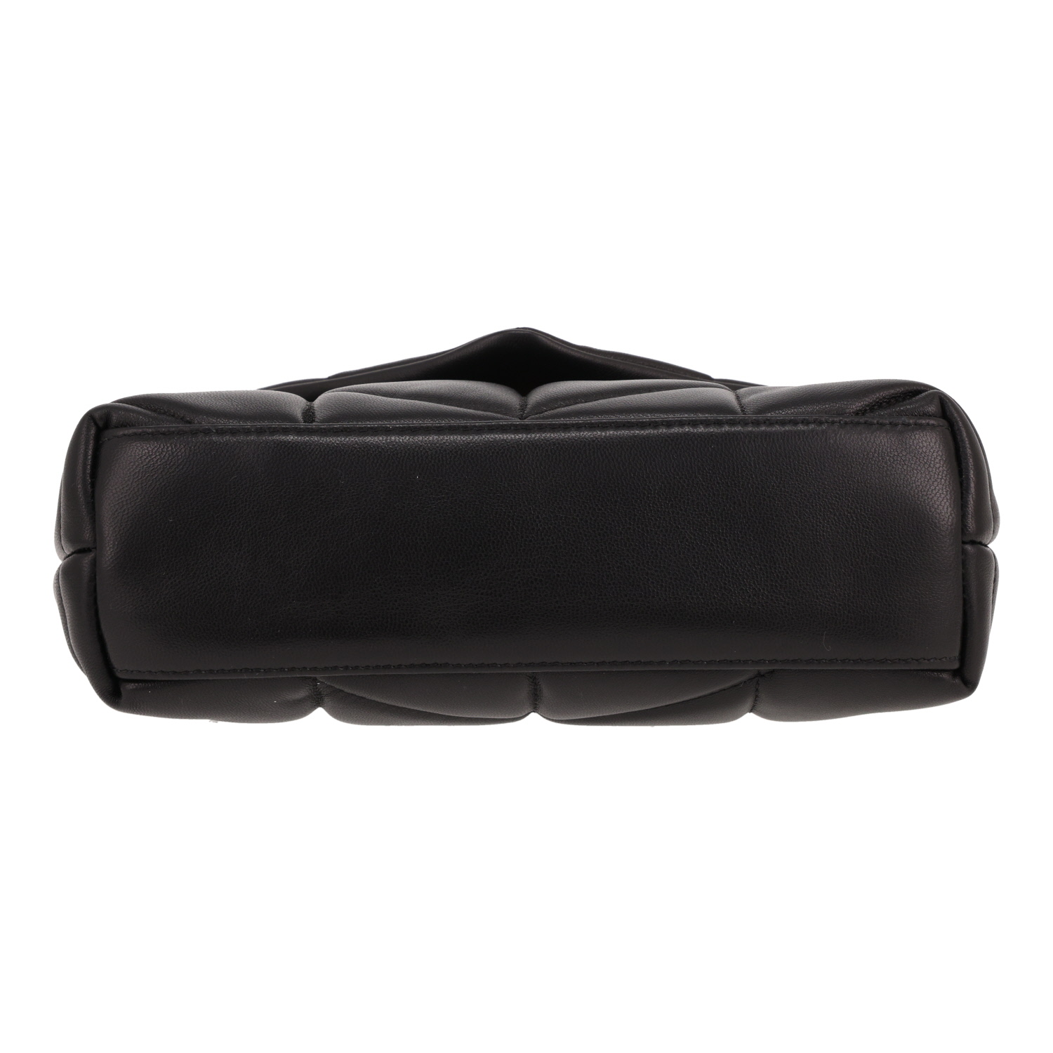 Borsa a tracolla Saint Laurent  Puffer Toy in pelle trapuntata nera - Detail D1