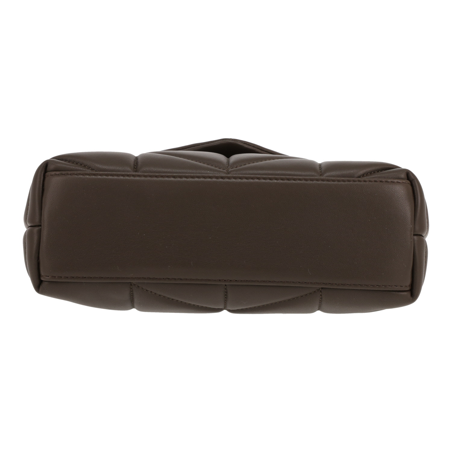 Saint Laurent  Puffer Toy shoulder bag  in khaki quilted leather - Detail D1