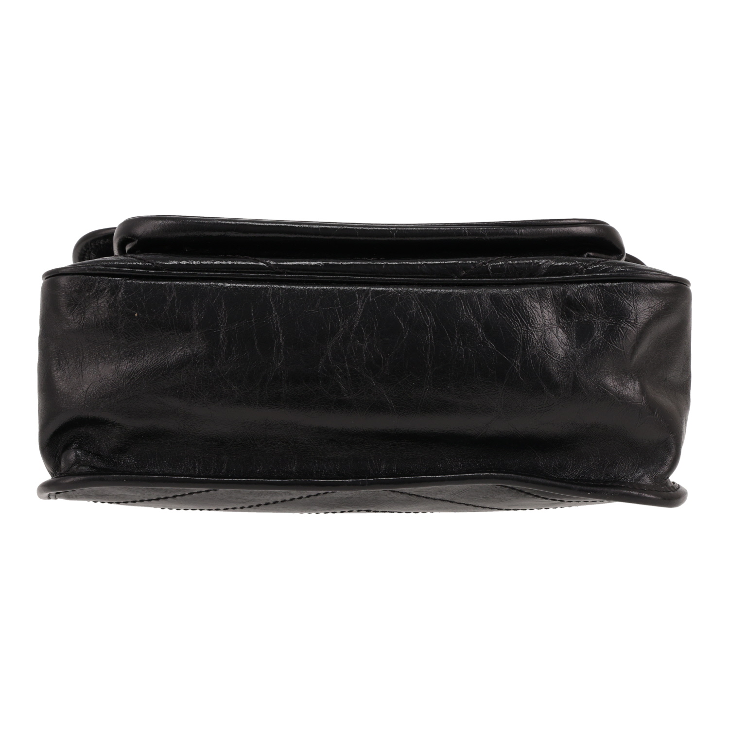 Saint Laurent  Niki medium model  shoulder bag  in black leather - Detail D1