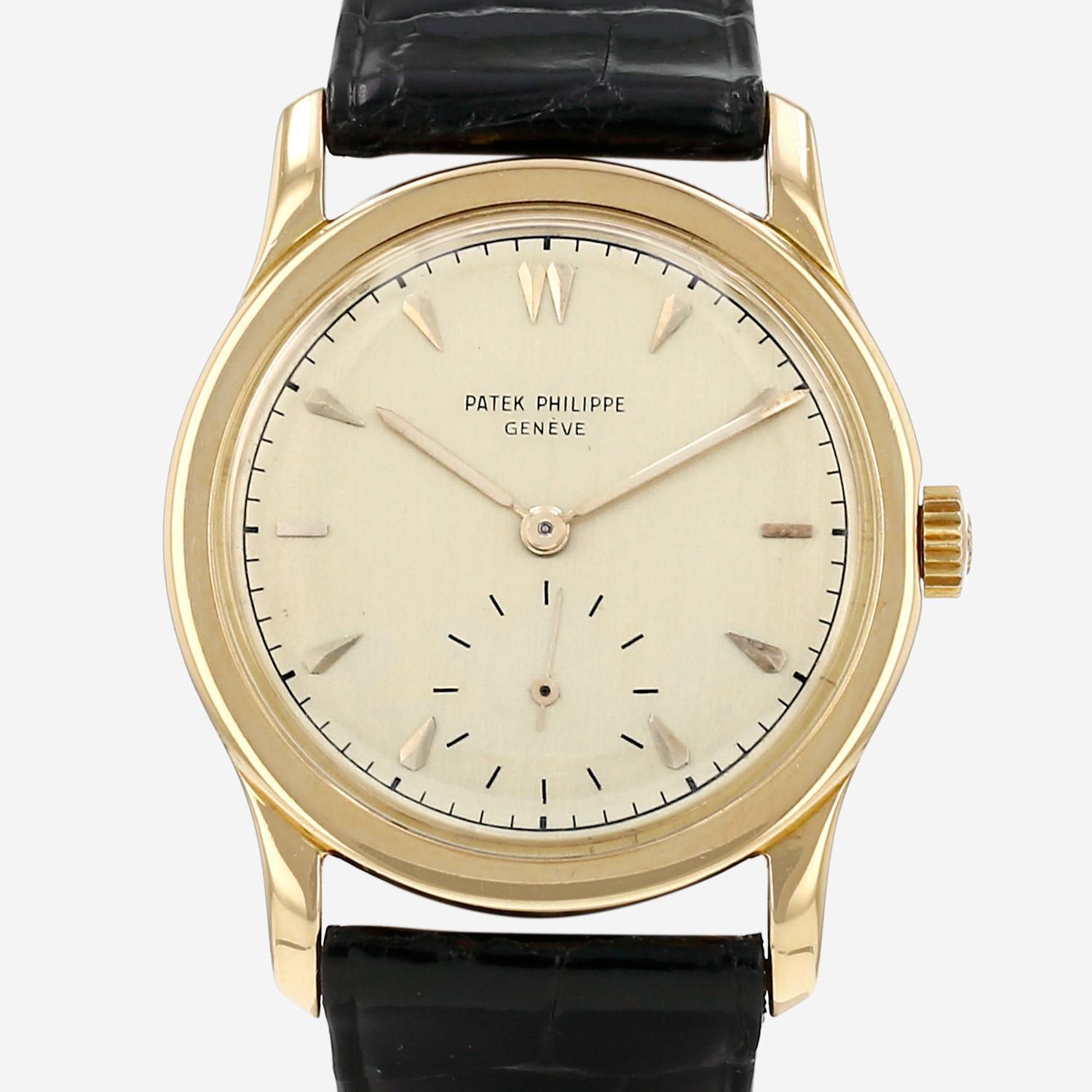 Patek Philippe Calatrava watch in yellow gold, Ref: Patek Philippe - 2449, circa 1950