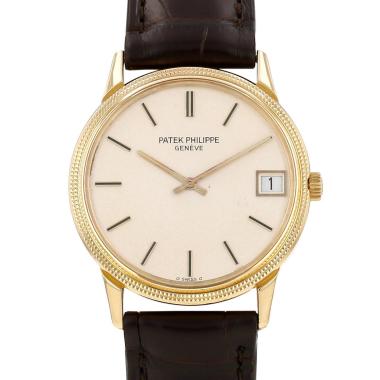 Montre Patek Philippe Calatrava Clous De Paris en or jaune Ref: Patek Philippe - 3602  Vers 1980
