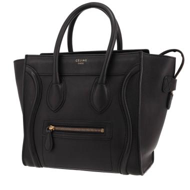 Bolso de mano Celine  Luggage en cuero negro