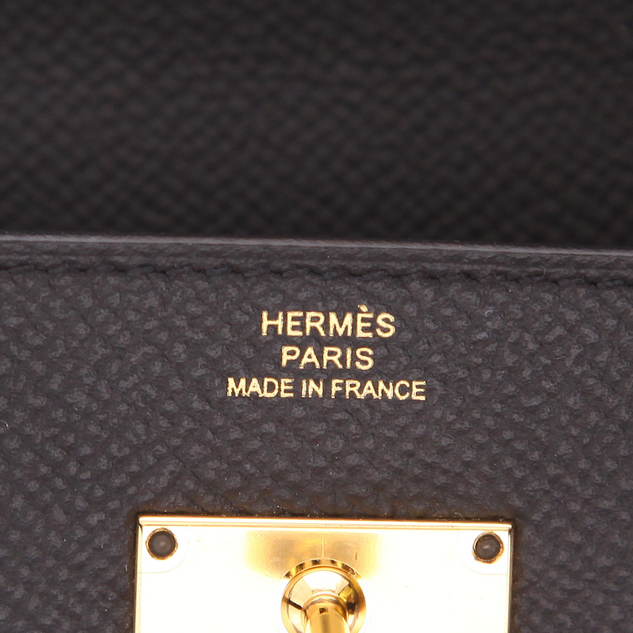 Borsa a tracolla Hermès  Kelly To Go in pelle Epsom nera - Detail D2