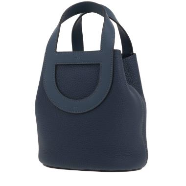 Borsa Hermès  In-The-Loop in pelle togo blu