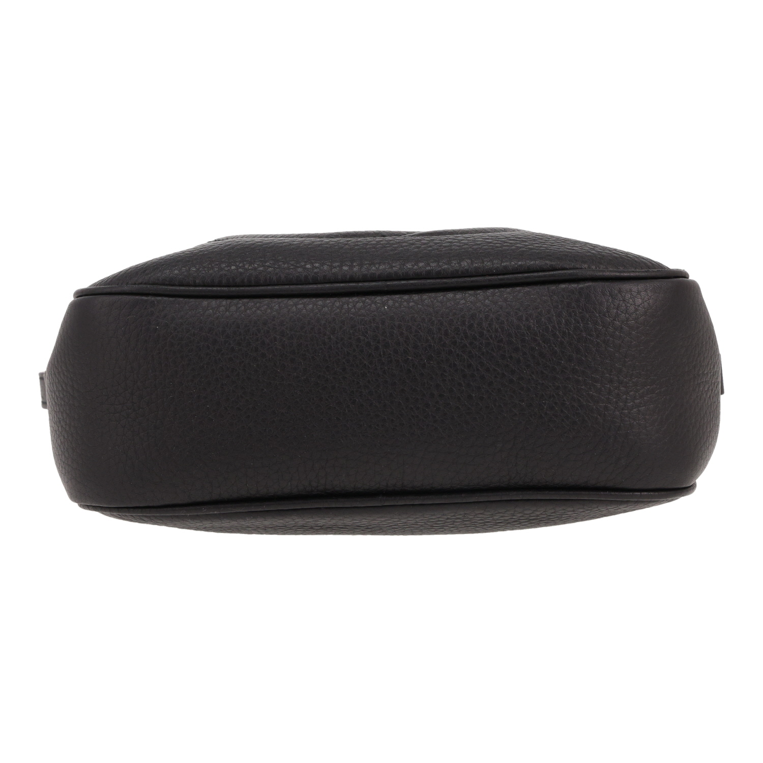 Sac bandoulière Gucci  Soho Disco en cuir grainé noir - Detail D1