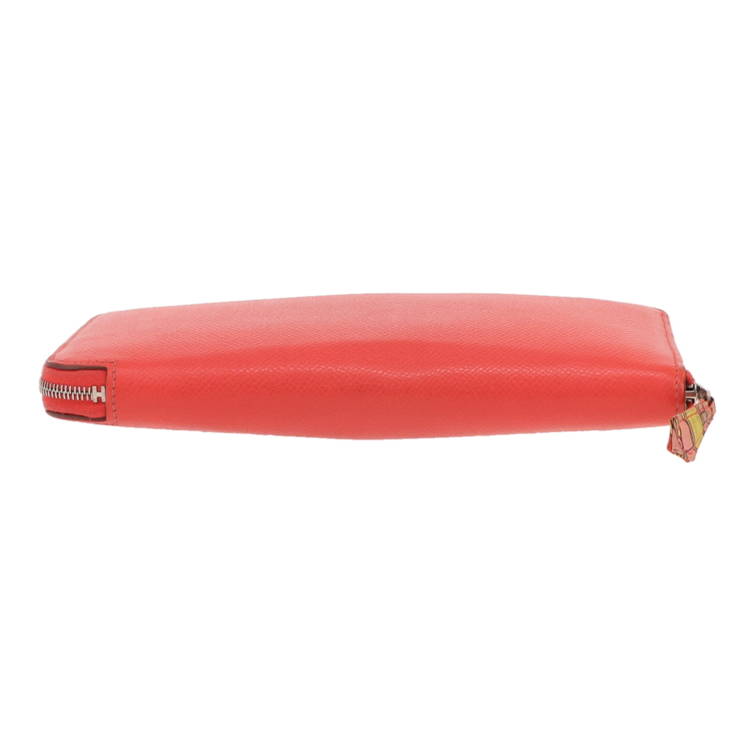 Portafogli Hermès  Silk in in pelle rossa - Detail D1
