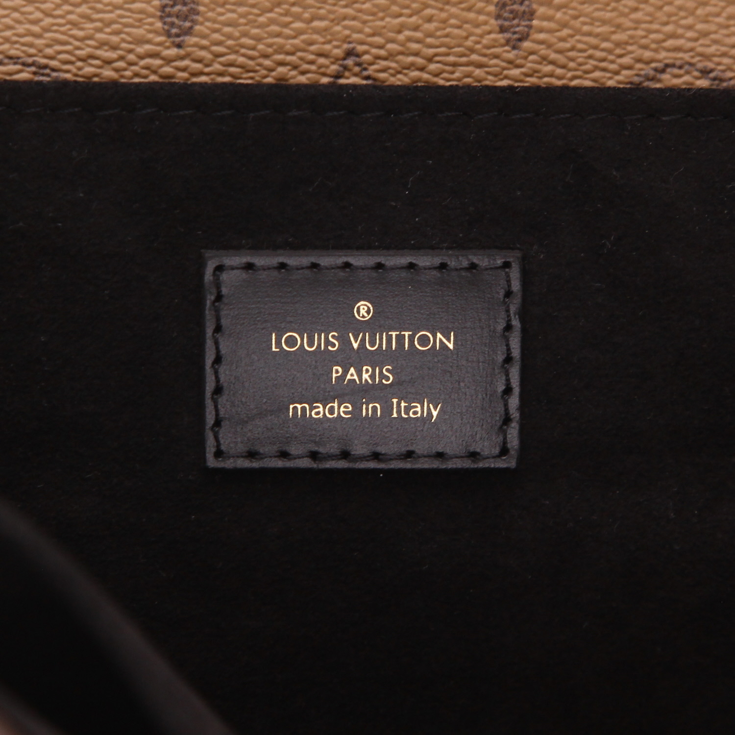 Sac bandoulière Louis Vuitton  Metis en toile monogram deux tons marron et cuir noir - Detail D2