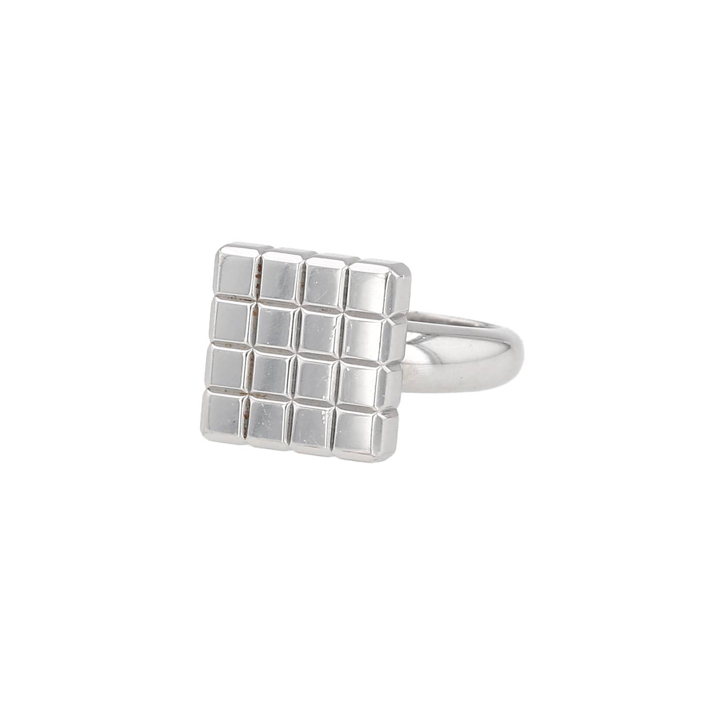 Bague Chopard Ice Cube or blanc occasion Bague Chopard Ice Cube or blanc occasion