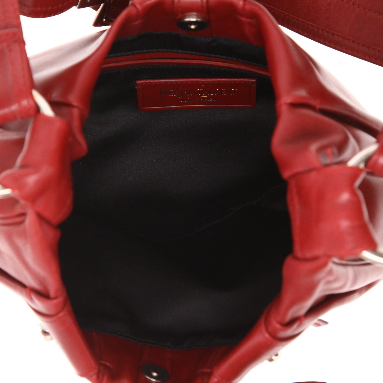 Borsa Saint Laurent   in pelle bordeaux - Detail D3