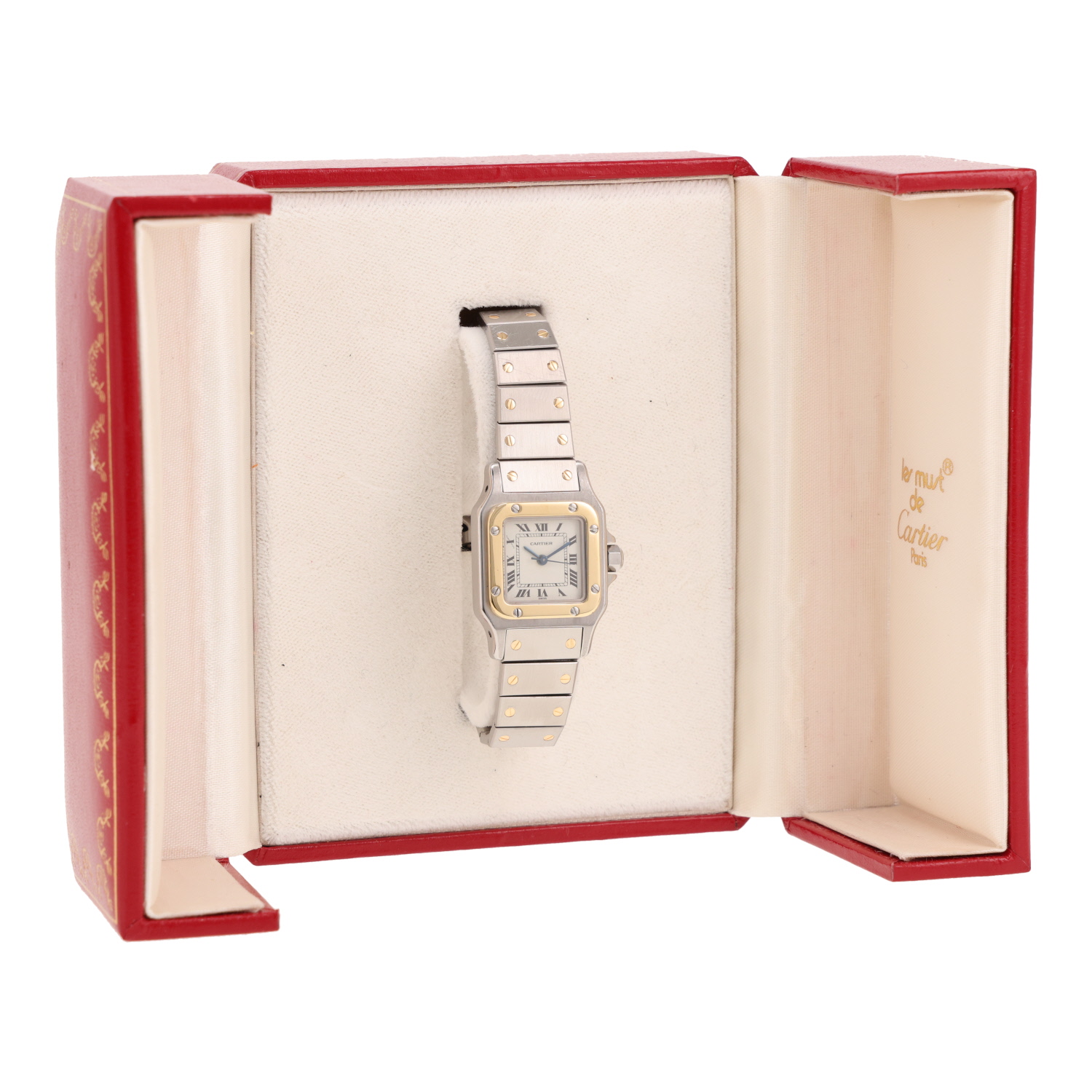 Cartier Santos  small model  in gold and stainless steel Ref: Cartier - 0902  Circa 1990