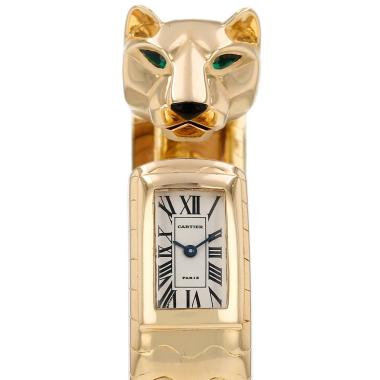 Orologio Cartier Panthère Lakarda in oro giallo Circa 1990