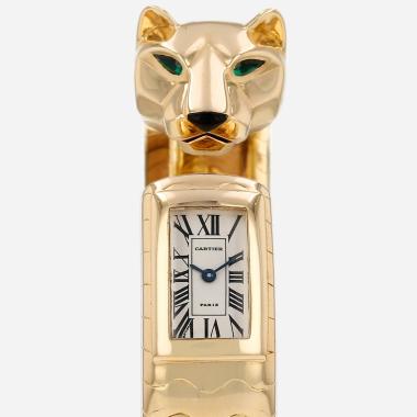 Montre Cartier Panthère Lakarda en or jaune Vers 1990