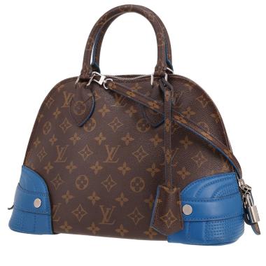 Bolso bandolera Louis Vuitton  Editions Limitées en lona Monogram marrón y cuero azul