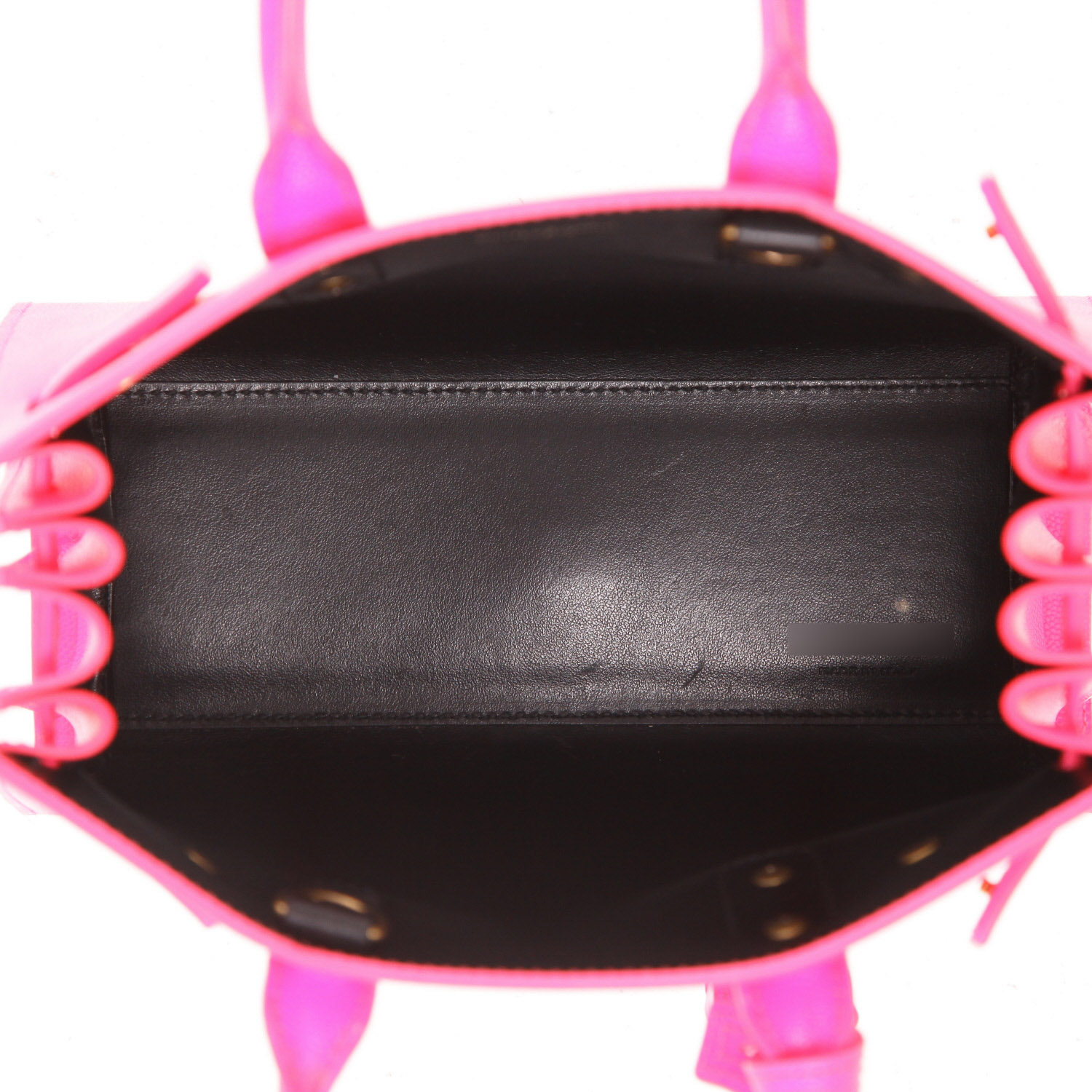 Borsa a tracolla Saint Laurent  Sac de jour Nano in pelle rosa - Detail D3