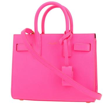 Saint Laurent  Sac de jour Nano shoulder bag  in pink leather