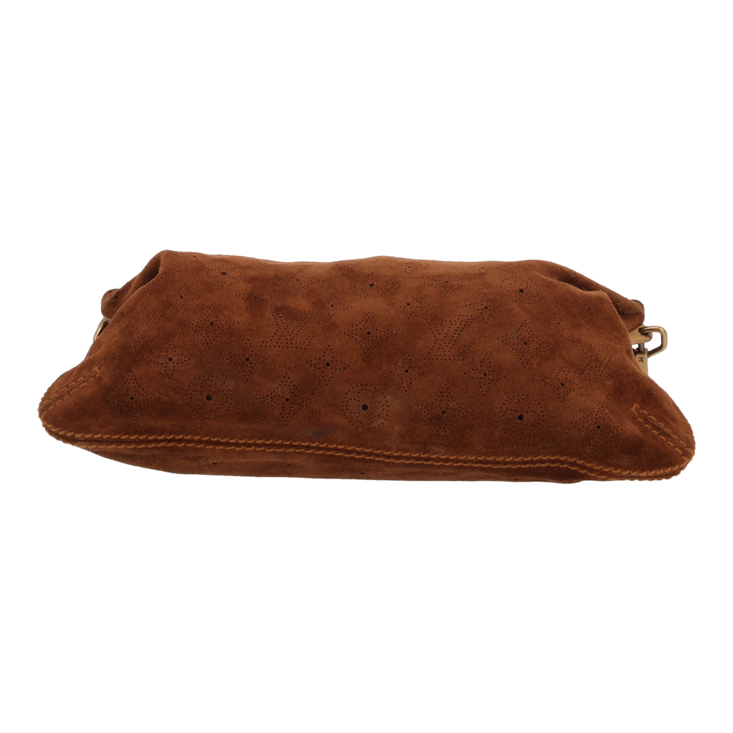 Borsa Louis Vuitton  Onatah in Veau velours monogram marrone - Detail D1